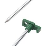 vidaXL Piquets de tente 12 Pièces 25 cm 7 mm acier galvanisé et PP