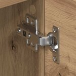 vidaXL Meuble TV chêne artisanal 150 x 30 x 50 cm Bois d'ingénierie