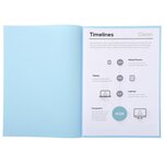 Paquet de 250 sous-chemises SUPER 60 - 22x31cm - Bleu clair EXACOMPTA