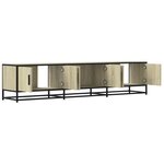 vidaXL Meuble TV chêne sonoma 180x35x41 cm bois d'ingénierie