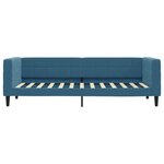 vidaXL Lit de repos sans matelas bleu 80x200 cm velours