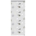 vidaXL Store enrouleur de douche avec cassette largeur du tissu 96 cm