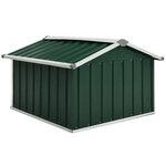 vidaXL Abri tondeuse robot de jardin 92x97x63 cm Acier galvanisé Vert