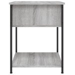 vidaXL Table de chevet sonoma gris 44x45x58 cm bois d'ingénierie