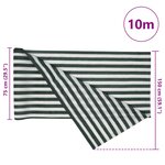 vidaXL Filet brise-vue vert et blanc 1 5x10 m PEHD 150 g/m²