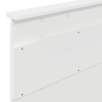 vidaXL Tête de lit avec tête de lit Blanc 100 cm Bois d'ingénierie