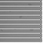 vidaXL Canapé à 2 places de jardin Gris Bois de pin solide