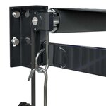vidaXL Auvent rétractable automatique anthracite 4x3 m