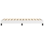 vidaXL Cadre de lit à ressorts blanc 90x200 cm similicuir