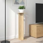 vidaXL Support de Plante Chêne Sonoma 25 x 25 5 x 100 5 cm