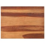 vidaXL Dessus de table Bois solide 15-16 mm 60x80 cm