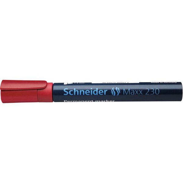Marqueur permanent Maxx 230 rouge SCHNEIDER