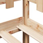 vidaXL Lit de jour avec tiroirs sans matelas 90x190 cm bois massif