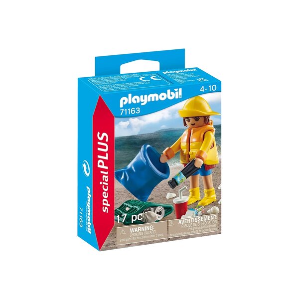 PLAYMOBIL 71163 - Special Plus Bénévole ramassage de déchets