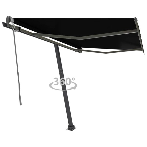 vidaXL Auvent automatique sur pied 350x250 cm Anthracite