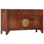 vidaXL Buffet 140x40x80 cm bois d'acacia solide