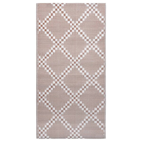 vidaXL Tapis d'extérieur Marron 160x230 cm PP