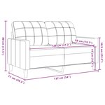 vidaXL Ensemble de canapés 3 Pièces avec coussins Gris foncé Velours