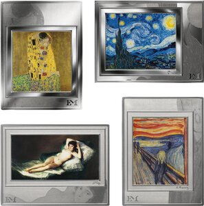 Monnaie ETERNAL MASTERPIECES II Set 4 x 1/2 Oz Lingot Argent 2026