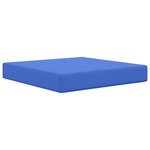 vidaXL Coussin de canapé d'extérieur 2 Pièces Bleu royal Polyester