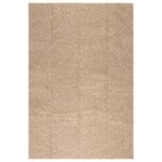 vidaXL Tapis 140x200 cm aspect jute intérieur et extérieur