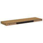 vidaXL Étagère Murale 2 Pièces Marron 90 x 23 5 x 4 cm Bois d'ingénierie