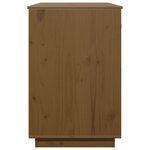 vidaXL Bureau Marron miel 95x50x75 cm Bois massif de pin