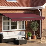 vidaXL Auvent rétractable électrique 3 5 x 2 5 m