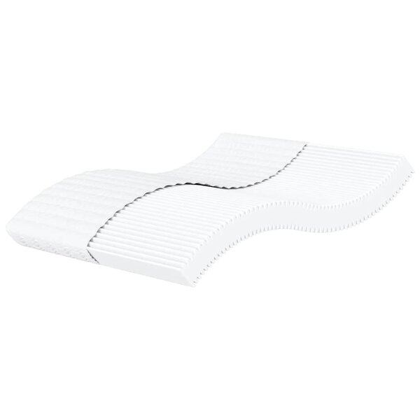 vidaXL Matelas en mousse blanc 180x210 cm dureté H2 H3