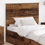 vidaXL Tête de lit Bois Ancien 100 cm Bois d'ingénierie