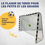 Best Sporting 11052 - But de football 300 x 200 x 90 cm en noir et blanc