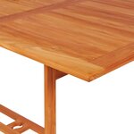 vidaXL Ensemble à manger de jardin 9Pièces coussins Bois teck massif Gris
