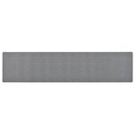 vidaXL Tapis de couloir Gris foncé 80x400 cm