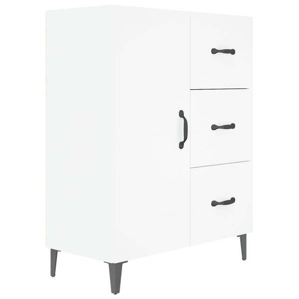 vidaXL Buffet blanc 69 5x34x90 cm bois d'ingénierie