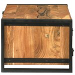 vidaXL Table basse - 90x50x38 cm en bois d’acacia massif