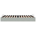 vidaXL Cadre de lit ottoman sans matelas gris clair 140x190 cm velours