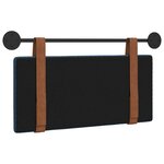 vidaXL Tête de lit suspendue Bleu PU antique