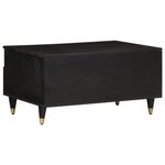 vidaXL Table basse 80x54x40 cm bois de manguier massif