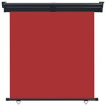 vidaXL Auvent latéral de balcon 175x250 cm Rouge