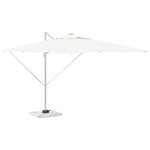 vidaXL Pied de parasol Argent 23 x 14 x 6 cm
