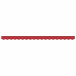 vidaXL Bande de auvent Rouge 3.8 x 0.2 m Toile
