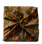 Papier cadeau réutilisable - Jardin de Gui 35x35cm Mat 100  Coton