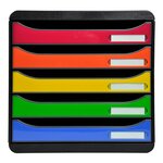 Module De Classement Big Box Plus 5 Tiroirs Iderama - Arlequin Brillant - Exacompta