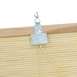 vidaXL Stores et Rideaux de fenêtre Autre Naturel Bambou