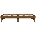 vidaXL Lit coulissant Marron miel 2x(75x190) cm Bois de pin massif