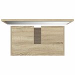 vidaXL Ensemble de meubles de salle de bain 2 Pièces chêne sonoma
