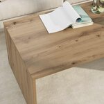 vidaXL Table basse Chêne artisanal 95 x 50 x 34 cm Bois d'ingénierie