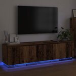 vidaXL Meuble TV Bois Ancien 180 x 38 x 49 cm Bois d'ingénierie