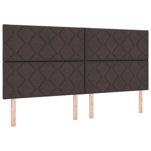 vidaXL Tête de lit Gris clair 200 cm tissu