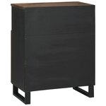 vidaXL Buffet Marron 60 x 33 x 75 cm bois de manguier massif